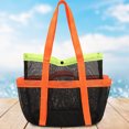 thumbnail image 3 of JWshufel Large Capacity Portable Swimming Bag with Multi Pocket Storage for Beach Swimming Pool Vacation Travel Long Lasting Polyester Mesh Design Easy to Fold and Carry, 3 of 5