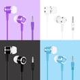 thumbnail image 3 of Écouteurs 3,5 mm Sport Intra-Auriculaires Filaires Stéréo Sans Micro US Meilleur R9Y7, 3 of 9