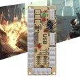 thumbnail image 2 of FLAMEEN Carte Mère de Jeu, Codeur USB Ignifuge avec Boîtier en Cristal Acrylique pour Raspberry Pi pour PC Mainframe, 2 of 8