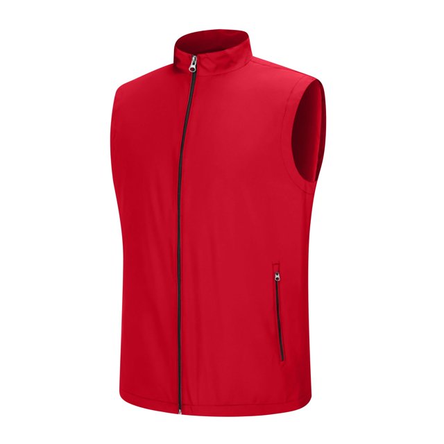DecSea Women's Quilted Vest, Rib Collar Lightweight Zip Padded Gilet