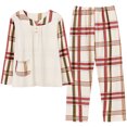 thumbnail image 1 of REDHOTYPE Mode Fantaisie Floral Pyjama Femmes Printemps Automne Maman Manches Longues Coton Col Rond Femmes Automne Grande Taille Homewear Costume, 1 of 2