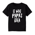thumbnail image 1 of TZEWGL Cute Shirt For Child Letter Print Short Sleeve Crew Neck Clothes For Infnants size 12-18M, 1 of 3