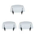 thumbnail image 3 of Baohd Spoiler d'Extension de Déflecteur de Vent de Moto Robuste et Stable avec Stabilité de Confort Réglable à Clipser Durable Bleu Transparent 3Set, 3 of 6