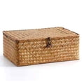thumbnail image 4 of Clearance! Yiteos Storage and Organization, Hand Woven Rattan Woven Storage Basket Woven Storage Box Desktop Organization, 1*Storage Basket, 4 of 9