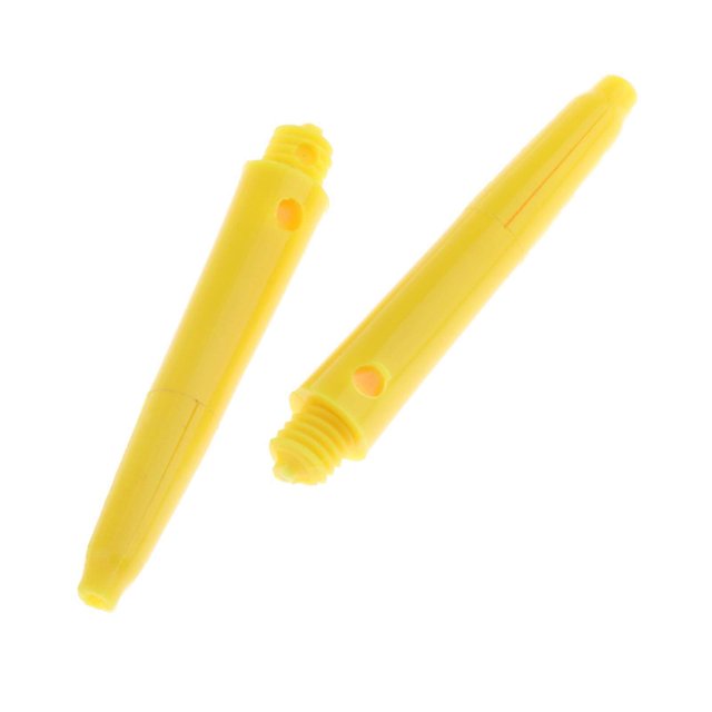 50x Dart Shafts 2BA Darts Accessories game metal darts shafts with Protection Rings 35mm Yellow