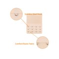thumbnail image 4 of INSPIRE CHIC Women's Elastic Bra Hook Extensions 3 Rows 2 Pcs Apricot 2 and Skin Color, 4 of 6