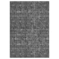 thumbnail image 2 of Modern Washable Area Rug 9x12 for Living Room, Bedroom, or Dining Room – Soft Low Pile, Collapsible, Non-Slip, Mark Resistant Carpet – Easy to Clean Neutral Floor Mat, Dark gray, 2 of 7
