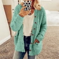 thumbnail image 1 of LSLJS Women's Fall Winter Cardigans Long Sleeve Button V-Neck Pullover Tops Open Front Casual Lightweight Sweater, 1 of 7