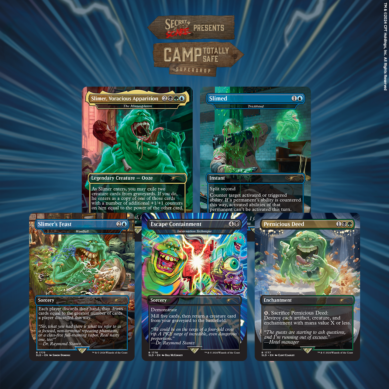 Magic the Gathering Secret Lair x Ghostbusters : Édition Slimer Non-Foil