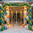 thumbnail image 4 of Iumwxz Garland Colorful Strip Boho Costume Party Hanging Decoration Large Plush Ribbon Home Festival Seasonal Accessory, 4 of 6