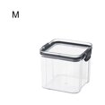 thumbnail image 3 of HEVIRGO Multifunctional Food Jars Candy Storage Cookie Jars with Lids Space Saving Clear Food Containers with Lids Suitable for Refrigerator Kitchen, M(23.7 oz), 3 of 10