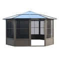 thumbnail image 4 of Gazebo Penguin Florence Solarium 12 ft. x 12 ft. in Sand, 4 of 13