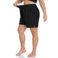 thumbnail image 2 of Charmo Short de Bain Grande Taille pour Femmes Taille Haute Short de Planche Bas de Tankini avec Poches, 2 of 5