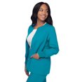 thumbnail image 3 of Sivvan Women's Scrubs Warm-Up Jacket / Front Snaps - Round Neck, 3 of 7