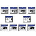 thumbnail image 1 of 10X 512MB Compact Flash Memory Card for Camera, Advertising Machine, Industrial Computer Card, 1 of 3