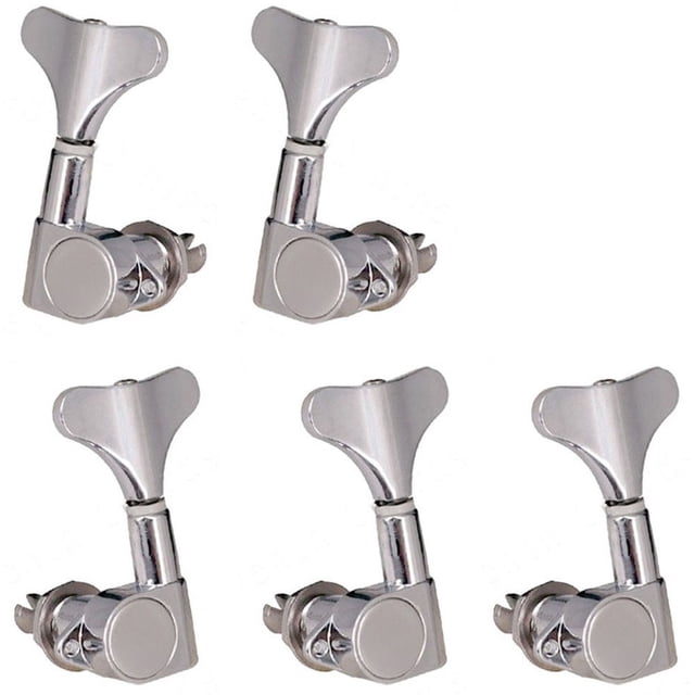 Un Ensemble de 5 Pcs Boutons Queue de Poisson Accordeurs de Basses Chevilles d'Accordage Touches Têtes de Machine
