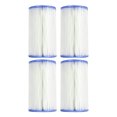 thumbnail image 1 of Intex Easy Set Swimming Pool Type A or C Filter Replacement Cartridges (4 Pack), 1 of 5