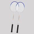 thumbnail image 2 of 2 Pieces Badminton Racket Set Badminton Equipment Durable Badminton Racquet for Adults and Teenagers Playing Backyard Game Practice Without Bag, 2 of 10