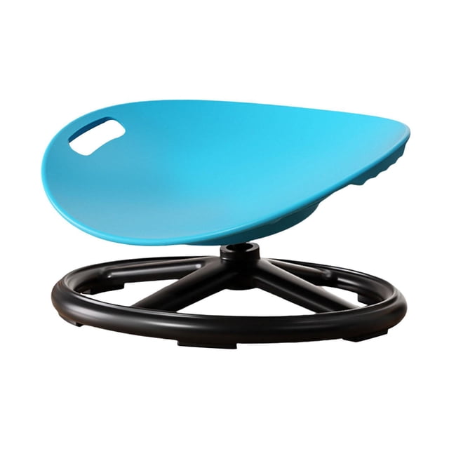 Siruishop Kids Swivel Chair 360 Degree Rotation Rotating Stool for Living Room Bedroom Blue