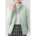 thumbnail image 4 of LinYooLi Women's Ultra Light Short Down Vest Quilted Puffer Down Vest for Fall Winter, 4 of 5