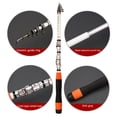 thumbnail image 2 of kurtrusly Soft Tail Fishing Raft Rod with Insertion Design for Angler's Holiday Good Gift, 2 of 9