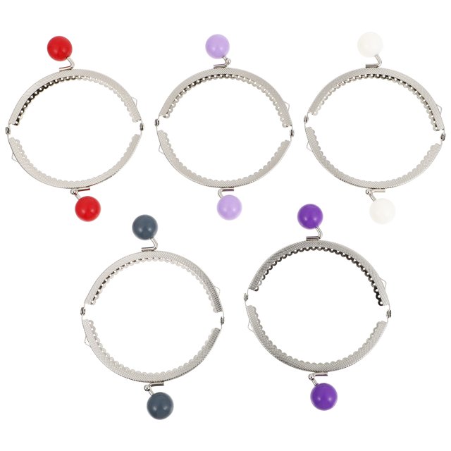 5Pcs 10.5cm Purse Frame Bag Lock Coin Purse Clutch DIY Metal Frames