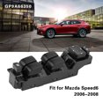 thumbnail image 1 of Aramox GP9A66350 ABS Plastic Car Electric Power Master Window Switch, Fit For Speed6 2006-2008, Black, 1 of 8