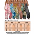 thumbnail image 3 of Sexy Dance Combinaison Longue pour Femmes, Jambes Larges, Pantalon Ample, Col Rond, Rose 2TG, 3 of 3