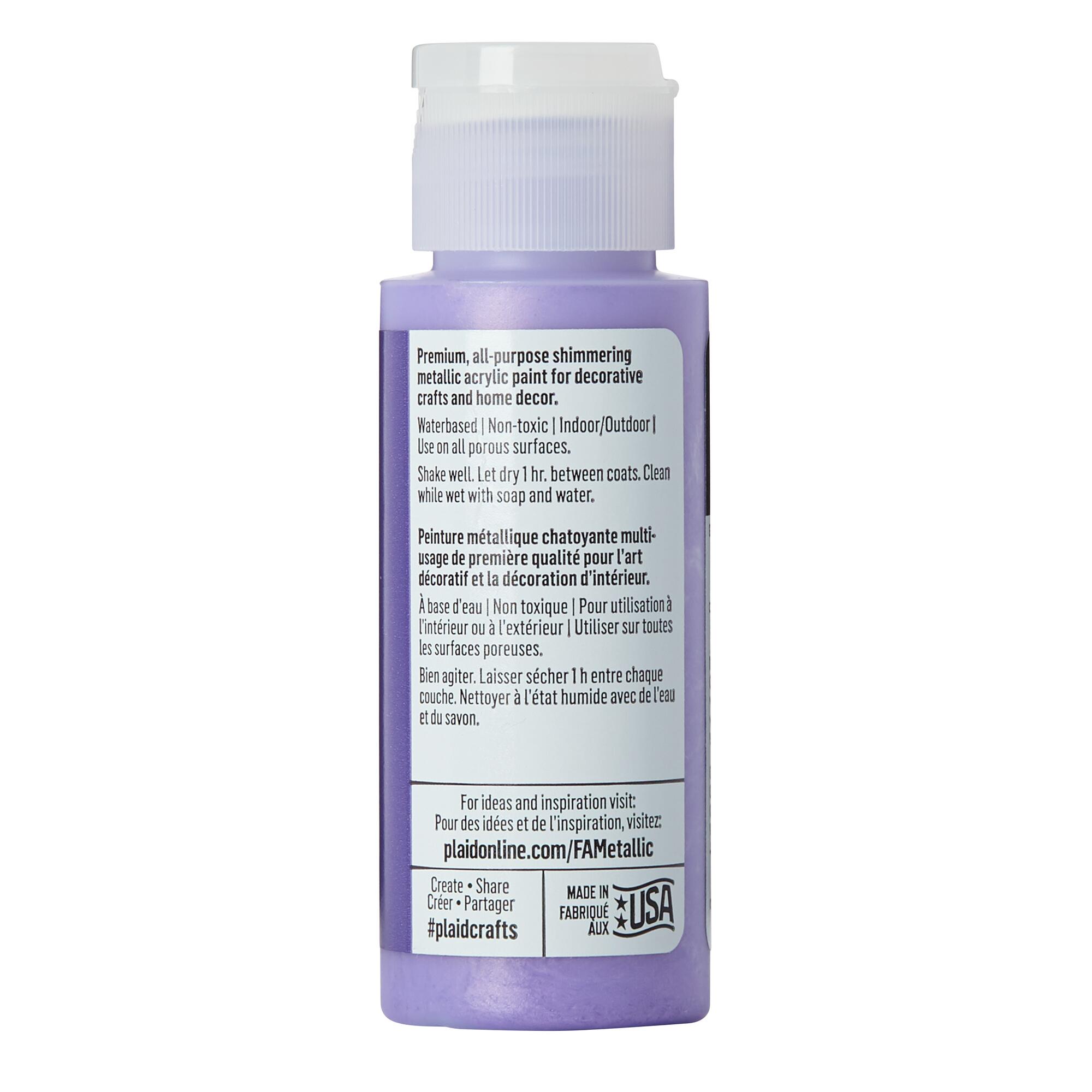 Folkart Métallique peinture acrylique améthyste, 59 ml
