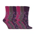 thumbnail image 1 of Gentle Grip - 6 Pairs Ladies Gentle Grip Non Elastic Crew Socks, 1 of 2