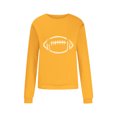 thumbnail image 3 of Meichang Chandails en Molleton pour Femmes Sans Capuche Manches Longues Col Rond Pull Décontracté Graphique Amusant Couleur Unie Chandails en Molleton Coupe Ample Pull d'Automne, 3 of 5