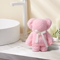thumbnail image 2 of Mlkoz Bear Coral Fleece Towel – 16x12 Inch Gift Boxed Hand Towel for Home & Gifting, 2 of 6