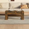 thumbnail image 3 of vidaXL Coffee Table Smoked Oak 102x55x45 cm Engineered Wood, 3 of 4