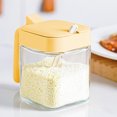 thumbnail image 1 of Birdeem Glass Spice Jars with Leak Proof Lid,4.3X3.5X2.8 Inches Compact Kitchen Pantry Organizer,Airtight Spice Containers for Dried Herbs Seasoning Storage,Easy Clean, 1 of 9