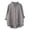 Grey, variant on Bwiyojiz Fashion Clothing Sizes S-XXL 60%Cotton,40%Linen Women's Tops, Tees & Blouses Summer V Neck Leisure Three-quarter Sleeve Solid, Gifts for Family, Blue, XL