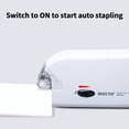 thumbnail image 3 of Automatic Electric Stapler 20-sheet Capacity with Extra Staple Storage, Non-slip Desktop Office Stapler, Less Effort, Suitable for Home Office School Supplies, USB and Battery Powered, 3 of 8