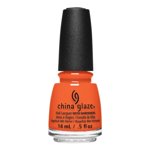 China Glaze Laque à ongles - Bouton orange - 0.5 FL OZ