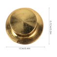 thumbnail image 2 of 1 Box of Alloy Enamel Lapel Pin Backs Lapel Pin Backs Pin Safety Backs Flat Round Pin Clasp, 2 of 8