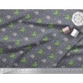 thumbnail image 2 of Soimoi Rayon Fabric Geometric Shapes,Crocodile & Rhinoceros Kids Print Fabric by Yard 56 Inch Wide, 2 of 3