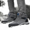 thumbnail image 1 of Women Men Waterproof Warm Sporting Shoe Cozy Non-Slip Winter Fur Lined Snow Boot, 1 of 8