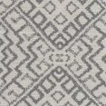 thumbnail image 3 of HomePop Fauteuil d'Appoint Moderne à Accoudoirs Incurvés, Gris Géométrique, Moyen, 3 of 13
