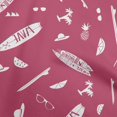thumbnail image 1 of oneOone Polyester Spandex Pink Fabric Beach Fabric For Sewing Printed Craft Fabric By The Yard 56 Inch Wide, 1 of 4