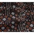 thumbnail image 5 of oneOone Viscose Jersey Fabric Block & Geometric Ikat Printed Craft Fabric BTY 60 Inch Wide, 5 of 5