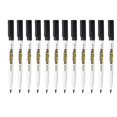 thumbnail image 1 of Monami Stylo Nom F Pointe Moyenne Marqueur Permanent Stylo à Base d'Huile Noir (Lot de 12 Marqueurs) â€¦, 1 of 3