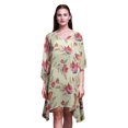 thumbnail image 1 of Bimba Caftan Court Aquarelle Robe Midi Plage Maillot de Bain par-Dessus WomensKaftan-S-L, 1 of 5