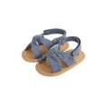 thumbnail image 1 of Kmbangi Breathable Summer Baby Girls Sandals, Solid Color Soft Sole Shoes, 1 of 9