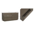 thumbnail image 3 of Ardea Commode Contemporaine de 72 Pouces en Noyer (6 Tiroirs), 3 of 8