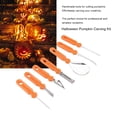 thumbnail image 4 of Pumpkin Carving Knife, Exquisite Workmanship Handmade Halloween Pumpkin Carving Tools Stainless Steel DIY With Storage Bag For Kids For Home, 4 of 8