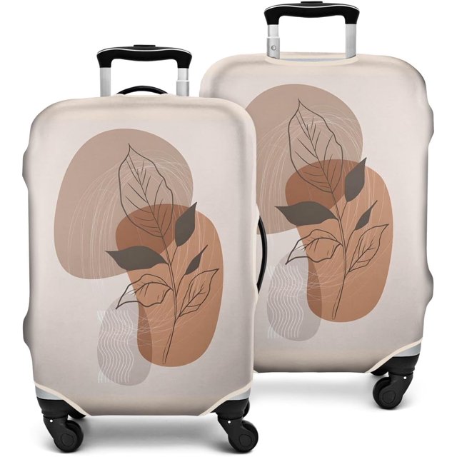Travel Luggage Cover Suitcase Protector Fits 18-32 Inch Luggage Wheel Covers Patterned Travel Related Items Flower Luggage Protector Elastic Luggage Anti-scratch Suitcase Cover L