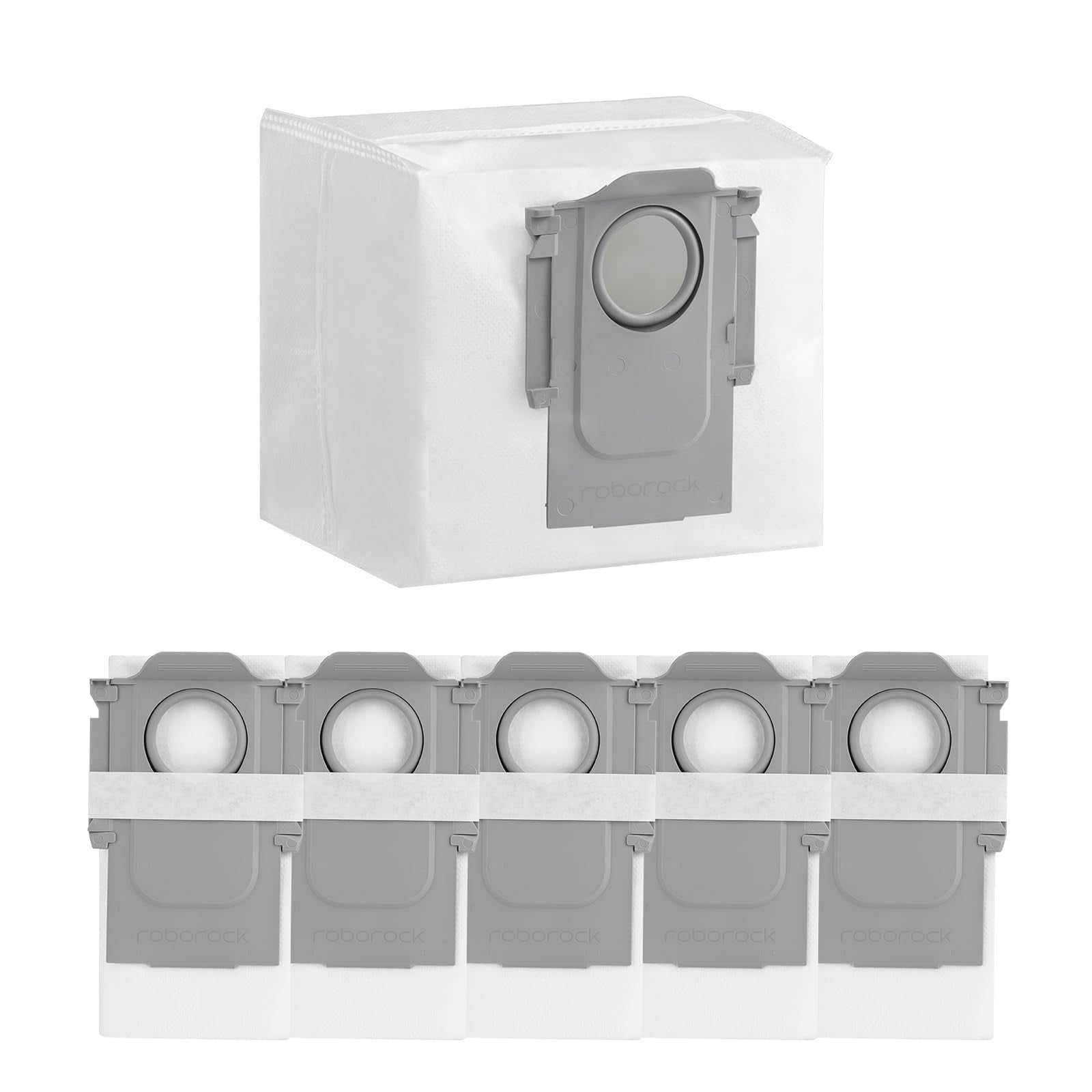 Roborock 6-Pack Disposable Dust Bags for Robot Vacuum Cleaner Q7 L5+, Q10 S5+, Q8 Max+, S8 Pro Ultra, S8+, Q7 Max+, Q5 Max+, Q5+, Q10 X5+, Q7 M5+